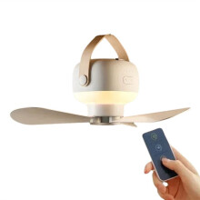 Small Ceiling Fan Bedside Dormitory Electric Fan USB Charging Camping Outdoor Home Small Size Portable Fan