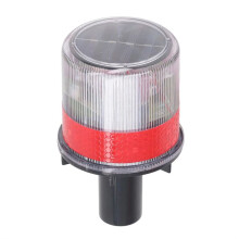 Boat Solar Powered LED Strobe Light PC Shell Reflective Waterproof  Beacon Warning Light Lamp Safety Strobe