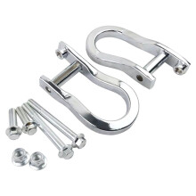 2Pcs Chrome Tow Hooks Trailer Hook Kit for Silverado Sierra 1500 2007-2019 84072462