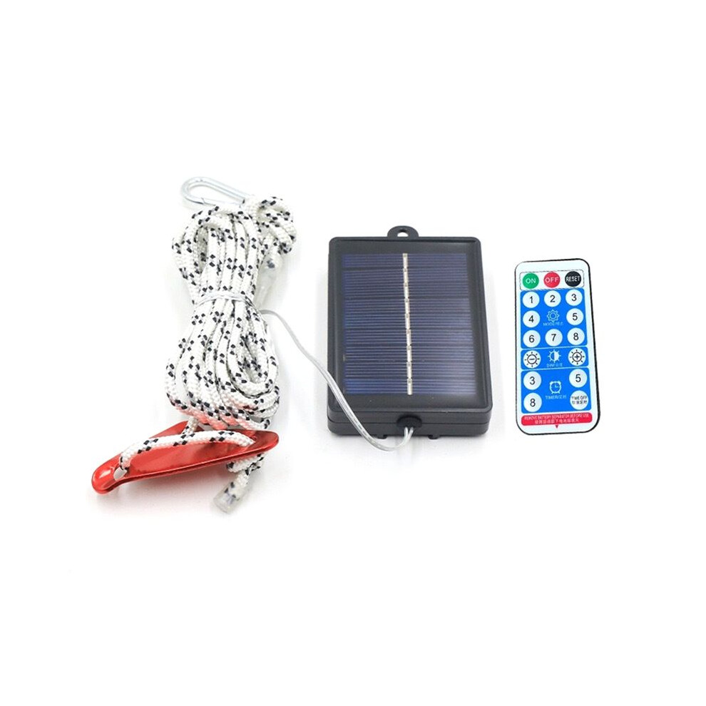Outdoor Luminous Wind Rope Led Camping With Wind Rope Tent Anti-Trip Warning 5 Meter 50 S String Light/White 4711479608234