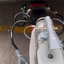 Anhänger-Sicherheitsschleppseil Ohne Haken, 3500 Lbs Tragkraft, 70 cm Maximale Auszugslänge, Federschleppseil für Wohnmobile