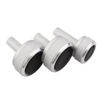 3Pcs Car Air Conditioning Knob AC Knob Heat Control Button for GOLF4 MK4 B5 Bora Accessories