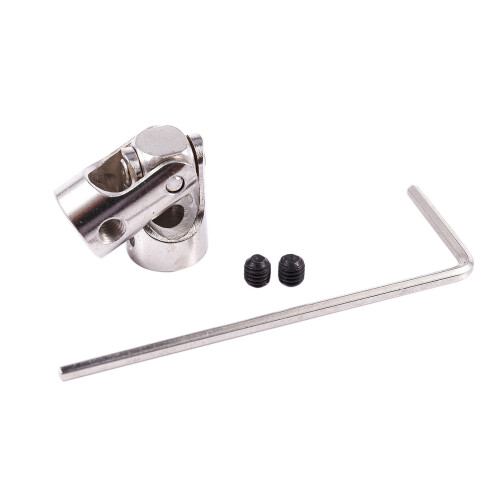 2X RC Model Ship Rotatable  Universal Joint Joint Connection 4mm to 3mm 1