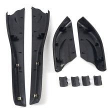 8 Stuks Plastic Dakkoffer Rail Eindbeschermers Zwarte Hoezen Shell Dop Auto-Accessoire voor  Tucson 2004-2008