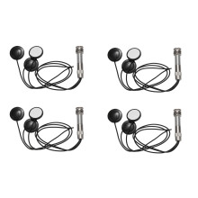 4X Universal Pickup Piezo 3 Transducer 6.35mm for Acoustic Guitar Ukulele Mandolin