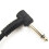 30 x Electric Guitar Cables 6 Inch 1/4 Right Angle Effect Pedal Patch Cord Black 3