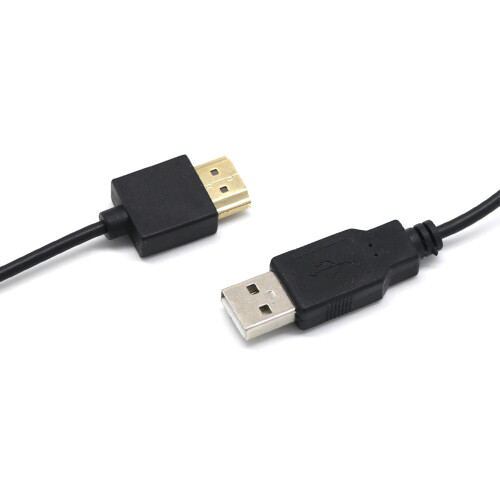 2X  1.4 Macho A USB 2.0 Enchufe Adaptador Conector Convertidor Cargador Cable 2