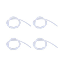 4 Roll 6mm x 8mm Silicone Food Grade Water Air Tube Hose 1 Meter