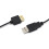 5X  1.4 Macho A USB 2.0 Enchufe Adaptador Conector Convertidor Cargador Cable 2