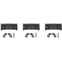 3X Tail Wing Assembly for HBX 16890 16890A SG 1602 SG1602 RC Car Spare Parts Accessories