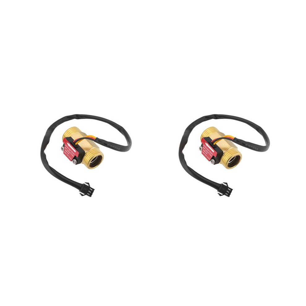 2 Piece Of Yf-B1 Turbine Water Flow Sensor G1 / 2 Inch Electromagnetic Brass In- Hall Male Thread 1-25 L/Min 6032803641023