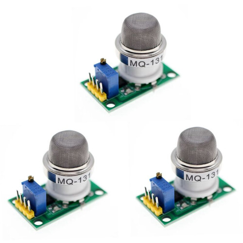 3X MQ131 High Concentration Ozone Sensor Gas Sensor Module for Ozone High Concentration Analog TTL Level