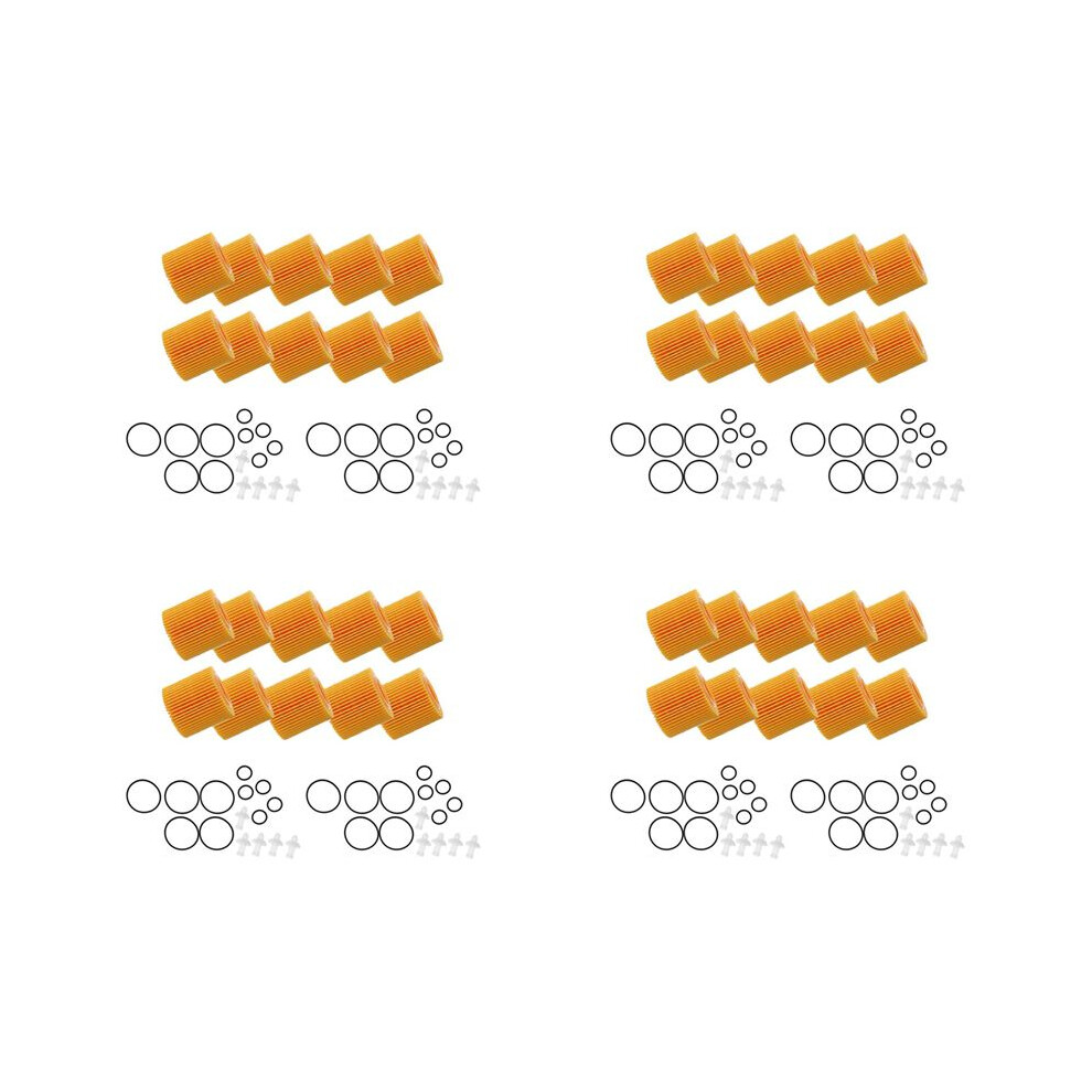 40Pcs Car Engine Oil Filters For C-Hr 2018 2019 2.0L Vibe 2009-2010 Prius 1.8L Filters 04152Yzza6 6032150691436