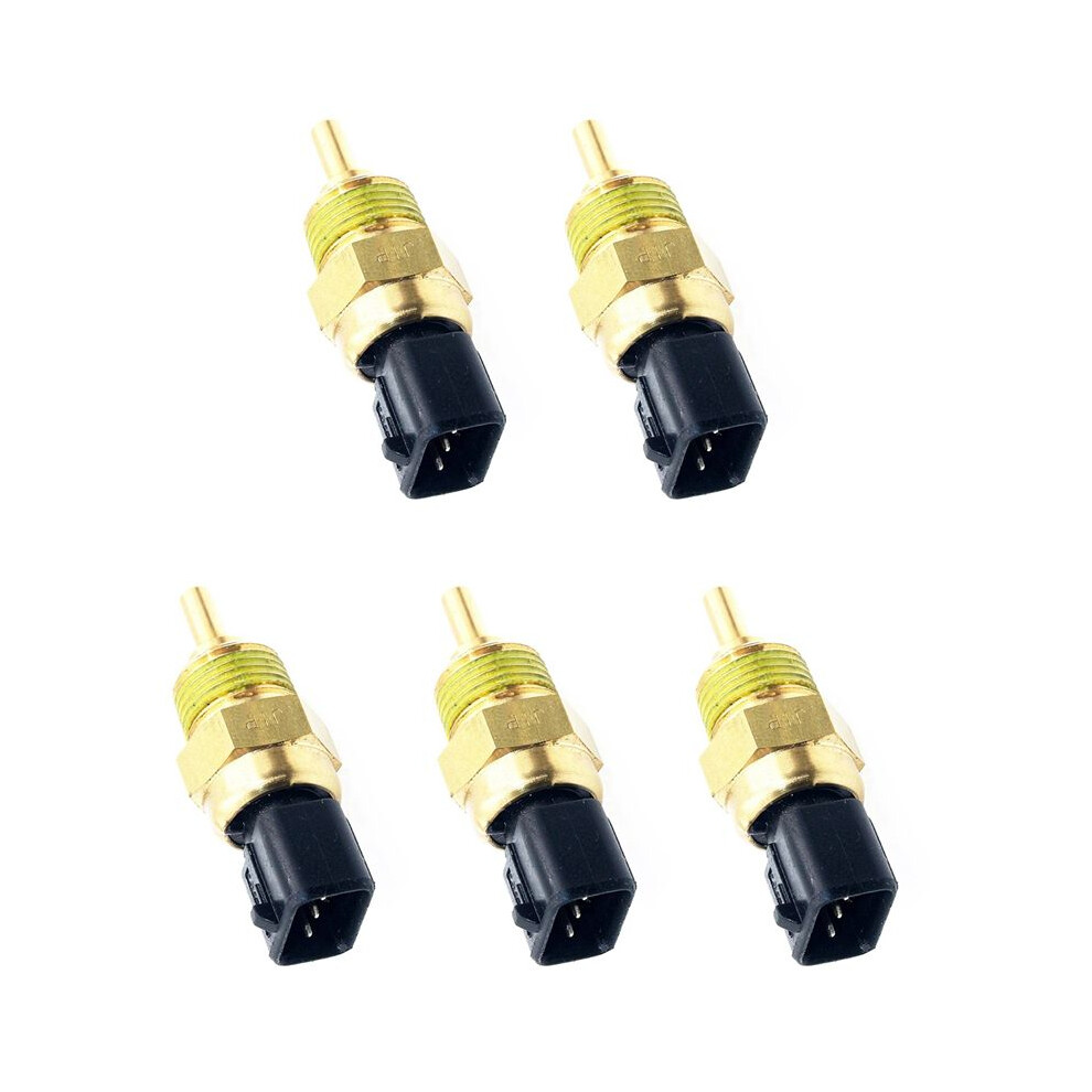 5X Auto Parts Engine Coolant Temperature Sensor For 2000-2015 39220-38030 Black/Yellow 4713068881288