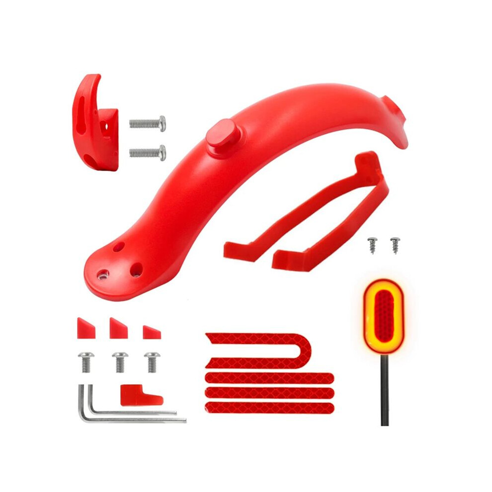 For M365 /M365 Pro Electric Scooters Comprehensive Rear Mudguard Kit Includes Bracket Hook And Taillight A 6031970961941