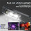 Rechargeable Flat Flashlights Dual-Switches LED Small Flashlight with Digital Display Pocket Flashlight for Home,Camping 5
