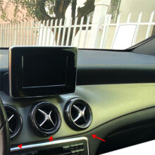Car Air Conditioner Vent Outlet Trim Ring A/C Vent Panel Cover for A Class 2013-2018