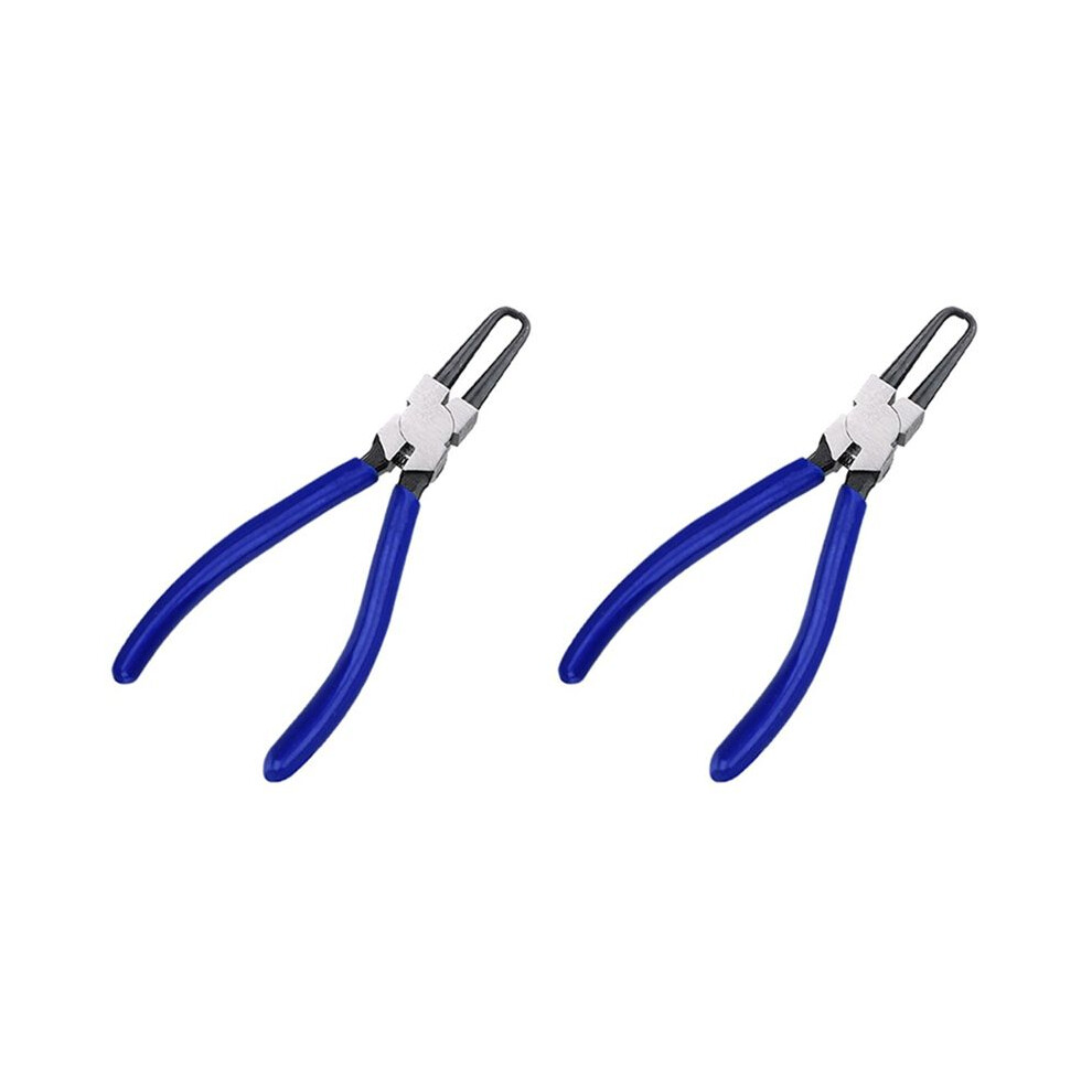 2Pcs Gasoline Pipe Removal Pliers Fuel Hose Joint Pliers Oil Pipe Separation Pliers Joint Clamping Pliers 4714047102752