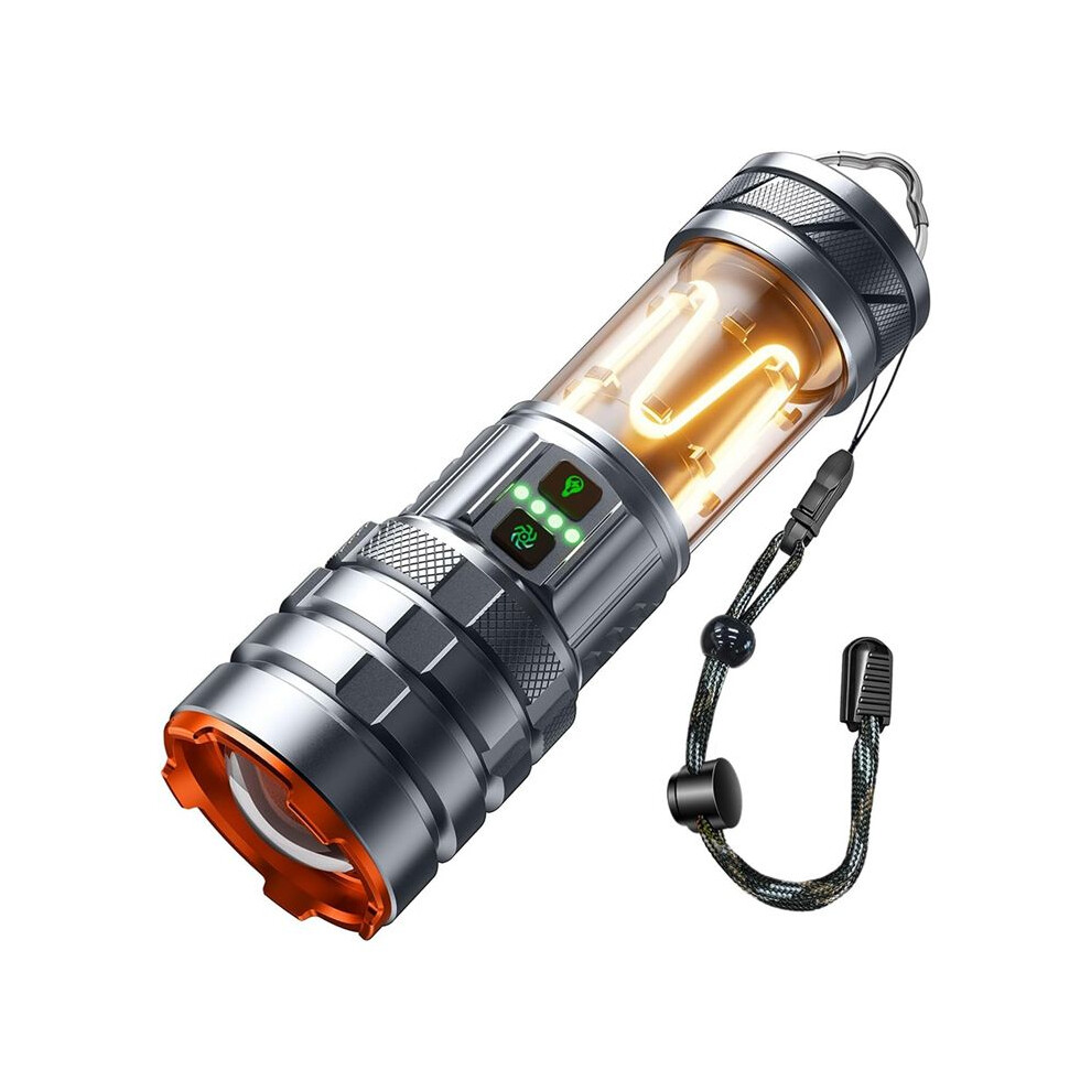 Led Flash Bright Flash Rechargeable Flash Waterproof, Powerful Camping Flash For Outdoor, Emergency Light 6032352826391