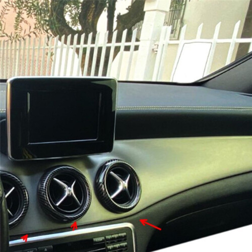 Car Air Conditioner Vent Outlet Trim Ring A/C Vent Panel Cover for   CLA GLA Class 2013-2019 1