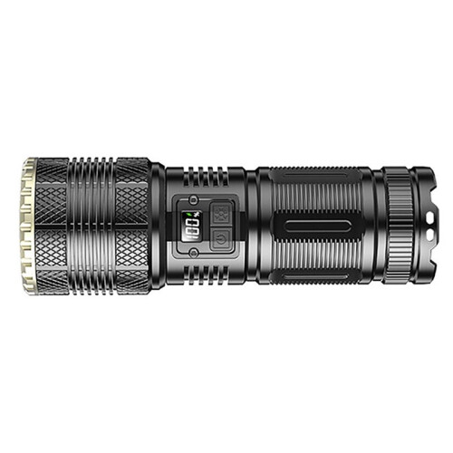 1000M LED Flashlight Zoomable USB C Rechargeable Flash Light Power Flashlights Zoom Lantern Zoomable