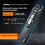 Rechargeable Flat Flashlights Dual-Switches LED Small Flashlight with Digital Display Pocket Flashlight for Home,Camping 4