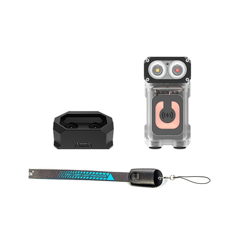 Wuben X3 Multi-Functional Led Edc Flashlight 700Lumens Wireless Charging With Magnetic Base Built In Battery 6032168620565