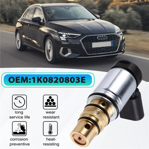 1K0820803E Car A/C Pump Solenoid A/C Compressor Control Valve for  A3  Leon  Octavia   2003-2015 1