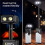 High Brightness LED Flashlight 1400 Mah Portable Magnet Camping Torch 180 Rotatable Handheld Telescopic Work Light 5