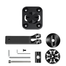Support de Téléphone pour Vélo en Aluminium, Fixation Centrale sur Guidon, Réglable à 180, pour Vélo de Route