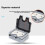 IP66 Outdoor Extension Lead 16A Rainproof Charging Socket Outdoor Double Socket Waterproof Box EU Plug 6