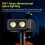 High Brightness LED Flashlight 1400 Mah Portable Magnet Camping Torch 180 Rotatable Handheld Telescopic Work Light 3
