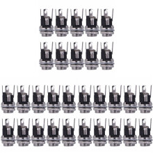 30 Pz Power Supply Jack Socket Femmina Connettore per Montaggio A Pannello 5,5 x 2,1 mm Nuovo