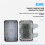 IP66 Outdoor Extension Lead 16A Rainproof Charging Socket Outdoor Double Socket Waterproof Box EU Plug 7