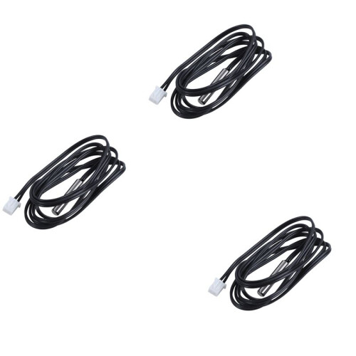 3X NTC 10K Ohm Waterproof Digital Thermal Temperature Sensor Probe 1M
