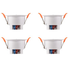 4X Tuya ZigBee MmWave Human Presence Sensor met Luminantie MicroWave  Detectie PIR Bewegingssensor Celling Mount