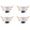 4X Tuya ZigBee MmWave Human Presence Sensor met Luminantie MicroWave  Detectie PIR Bewegingssensor Celling Mount 1