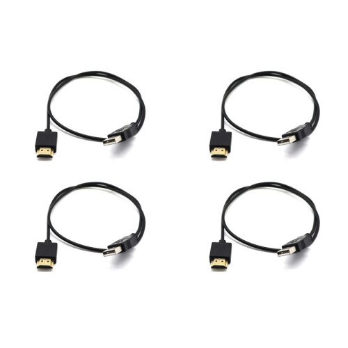 4X  1.4 Macho A USB 2.0 Enchufe Adaptador Conector Convertidor Cargador Cable