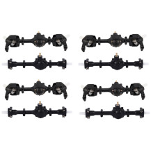 8Pcs Metal Gear Front & Rear Axle Bridge Replacement for WPL B1 B14 B24 C14 C24 C34 C44 1/16 RC Car Spare Parts