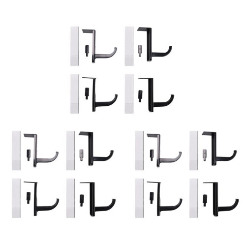 12 Pack Headset Hanger Headphone Hanger Headset Stick- Hook Headset Stand Desktop Stand Table Cell Phone Holder