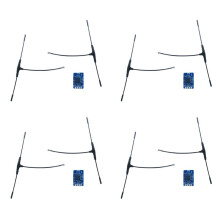 4X 915Mhz 868MHz ELRS RX Receptor de Diversidad Dual Core RX TCXO Antena Dual para FPV Long Rang Racing Drone C