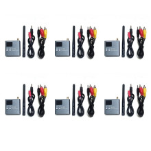 6X RC832Mini 5.8G 56Ch High Sensitivity Receiver Wireless Receiver with A/V and Power Cable for FPV Multicopter Aircraft