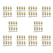 80PCS 5mm to 12mm Brass Combiner Wheel Hub Hex Adapter for WPL D12 C14 C24 B14 B24 B16 B36 MN D90 MN99S RC Car Parts