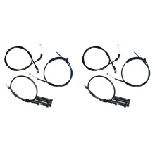 6 Stuks Motorkap Ontgrendelingskabel Bowdenkabel Kit voor E65 E66 7Er 51237197474