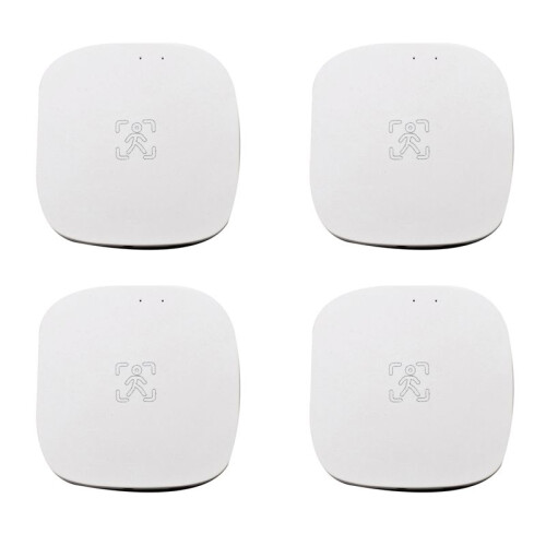4X Tuya ZigBee MmWave Human Presence Sensor with Luminance MicroWave  Detection PIR Motion Sensor Wall Mount