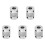 5X Axe Moteur Accouplement A Couple Helicoidal Joint 8mm A 8mm D18L25 1