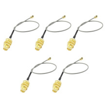 5X U.FL IPX to SMA Female Pigtail Cable 1.13mm for Wifi Network