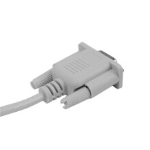 3PC 5ft F / F Serial RS232 Null Modem Cable Female to Female DB9 FTA  Connection 9 Pin Data COM Cable Converter PC