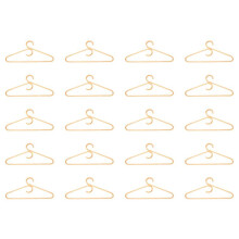 Style de Cintre en Rotin, Organisateur de VêTements, Support pour Adultes, Support de DéCoration de Chambre pour Vos VêTements.20 Pcs