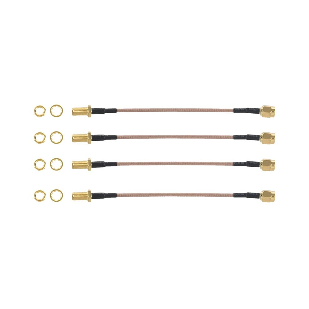 4X Sma Female To Male Coaxial Cable Antenna Adapter 11Cm 4713984101699